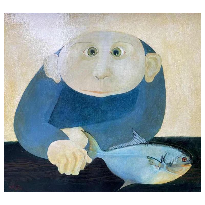 Jean-Pierre FÉLIX (1938-) huile sur panneau datée 1968 45x65 cm