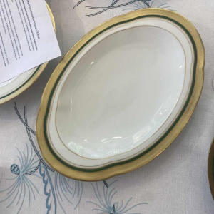 ROVINA EPINAL, service à diner 73 pièces dorées à l'or Fin