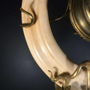 Clock, Belgian Art Nouveau school, bronze, Victor Horta style, circa 1900