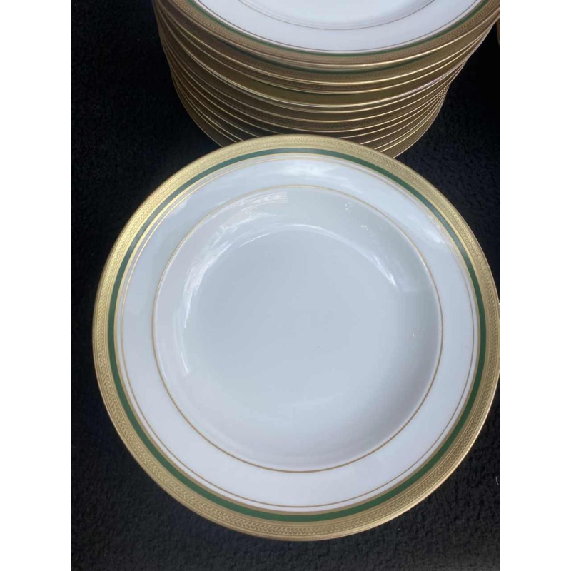 ROVINA EPINAL, dinner service 73 pieces gilded with fine gold