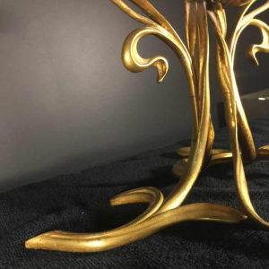 Clock, Belgian Art Nouveau school, bronze, Victor Horta style, circa 1900