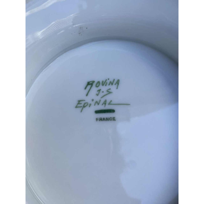 ROVINA EPINAL, service à diner 73 pièces dorées à l'or Fin