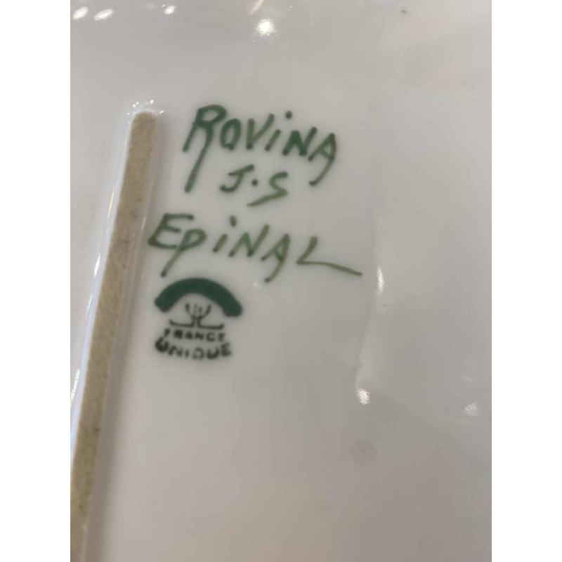 ROVINA EPINAL, dinner service 73 pieces gilded with fine gold