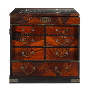Kusuri Dansu Japonais - Apothecary set with Yosegi inlay
