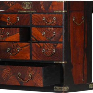 Kusuri Dansu Japonais - Apothecary set with Yosegi inlay