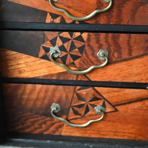 Kusuri Dansu Japonais - Apothecary set with Yosegi inlay