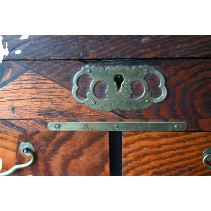 Kusuri Dansu Japonais - Apothecary set with Yosegi inlay