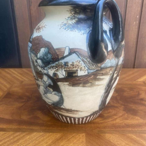 Poterie De Ciboure vaas, gesigneerd Richard Le Coronne