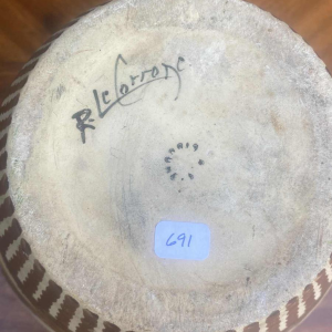 Poterie De Ciboure vaas, gesigneerd Richard Le Coronne