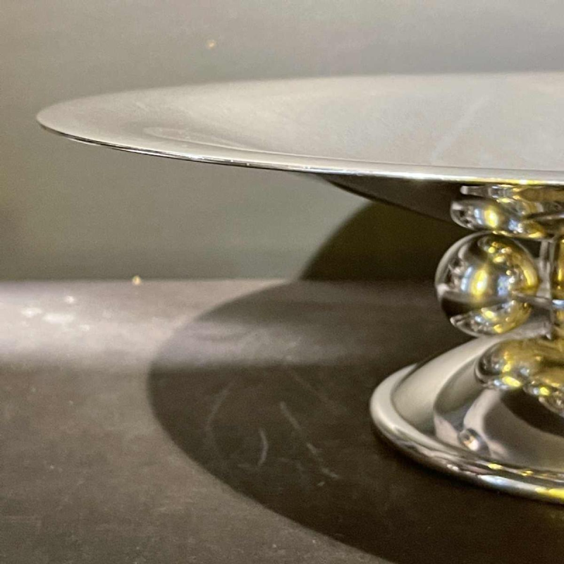 LUC LANEL for CHRISTOFLE, "Le Normandie" Art Deco bowl / Tray / Dish, 1931