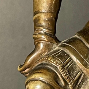 SAUVAGE Ron Liod - Bronze H. LUPPENS " Sculptuur Lorenzo de Medici " d'après MichelAngelo