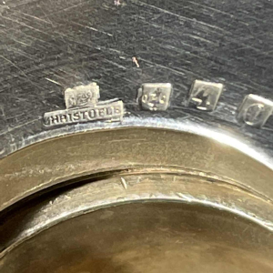 LUC LANEL pour CHRISTOFLE, " Le Normandie " Coupe / Plateau Art DeÂ´co, 1931