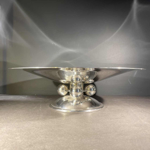 LUC LANEL for CHRISTOFLE, "Le Normandie" Art Deco bowl / Tray / Dish, 1931