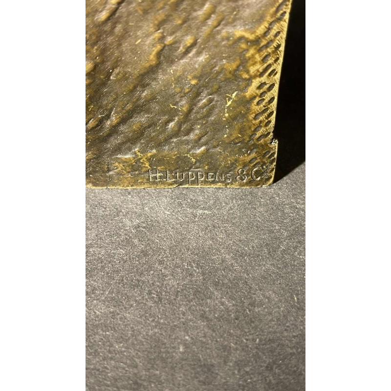 SAUVAGE Ron Liod - Bronze H. LUPPENS " Sculpture Lorenzo de Medici " after MichelAngelo