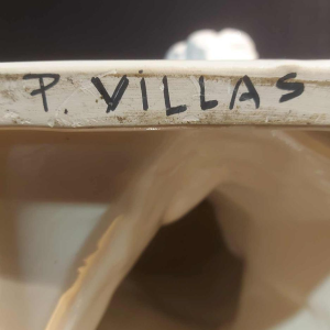 Patrick Villas ceramic ‘lion's head’, late 20th century