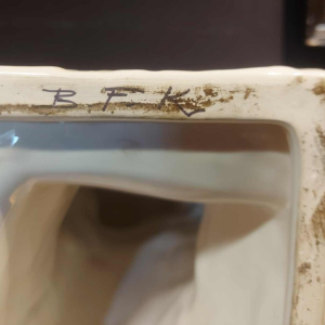 Patrick Villas “leeuwen hoofd“ keramiek, laat 20ste eeuw