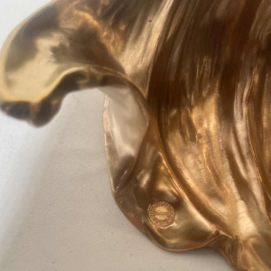 Raoul Larche “Loie Fuller“ sculpture Lampe danseuse en bronze Art Nouveau, ca 1900