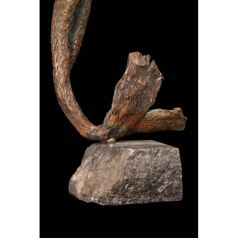 Guy Degrenne 'De zeemeermin' bronzen sculptuur