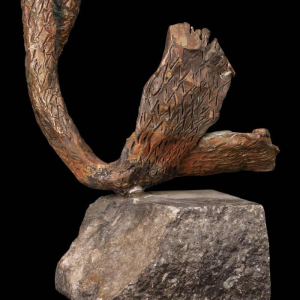 Guy Degrenne 'De zeemeermin' bronzen sculptuur