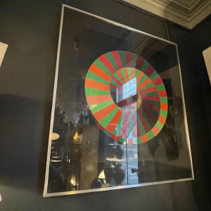 VICTOR VASARELY, Olympia Spirale, large original silkscreen print signed, 1972