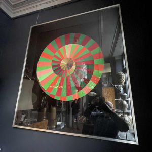 VICTOR VASARELY, Olympia Spirale, large original silkscreen print signed, 1972