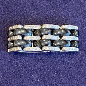 CHANEL ‘ULTRA’ articulated ring, white gold, ceramic and diamonds