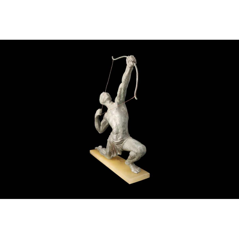 Jean de Roncourt "The archer" Art Deco sculpture in regula, ca 1920