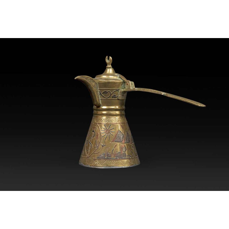 Egyptian Dallah coffee pot: Symbol of hospitality and cultural wealth, 20th century