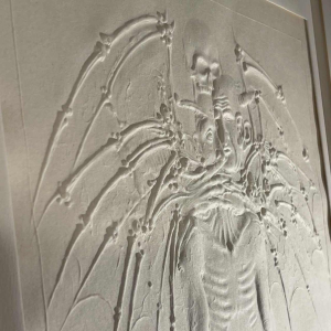 Pieter Oriesek 'Faust' Devil exchanging his soul for knowledge and youth - embossed paper EA/100