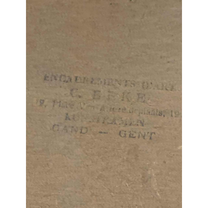 ROGER DE RUYCKE ' La Belle Corisande ' femme nue, gravure Ã  l'aquatinte, 1950