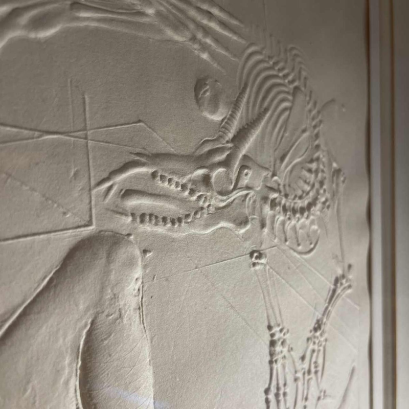 Pieter Oriesek 'Faust' Devil exchanging his soul for knowledge and youth - embossed paper EA/100