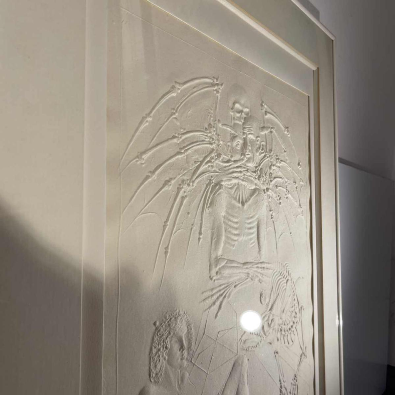 Pieter Oriesek 'Faust' Devil exchanging his soul for knowledge and youth - embossed paper EA/100