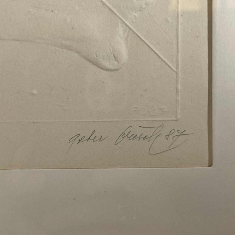 Pieter Oriesek 'Faust' Diable échangeant son âme contre la connaissance et la jeunesse - papier embouti EA/100