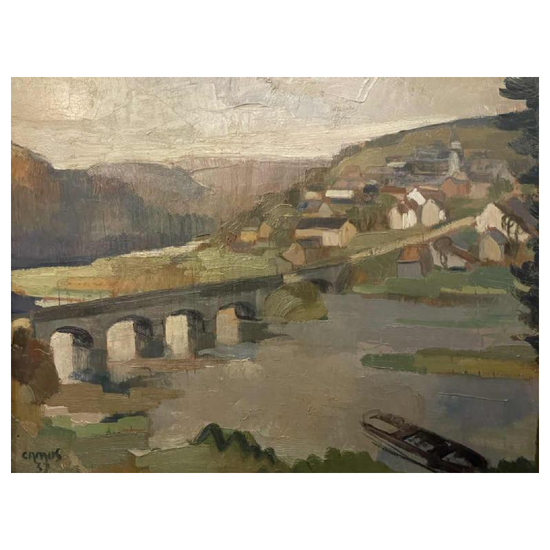 Gustave CAMUS (1914-1984): « Poupehan, son Pont et la Semois »