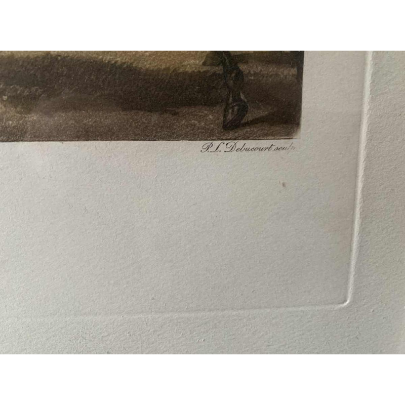 CARLE VERNET 'La Course' de chevaux, gravure Ã©questre ancienne, 19Ã¨me siÃ¨cle