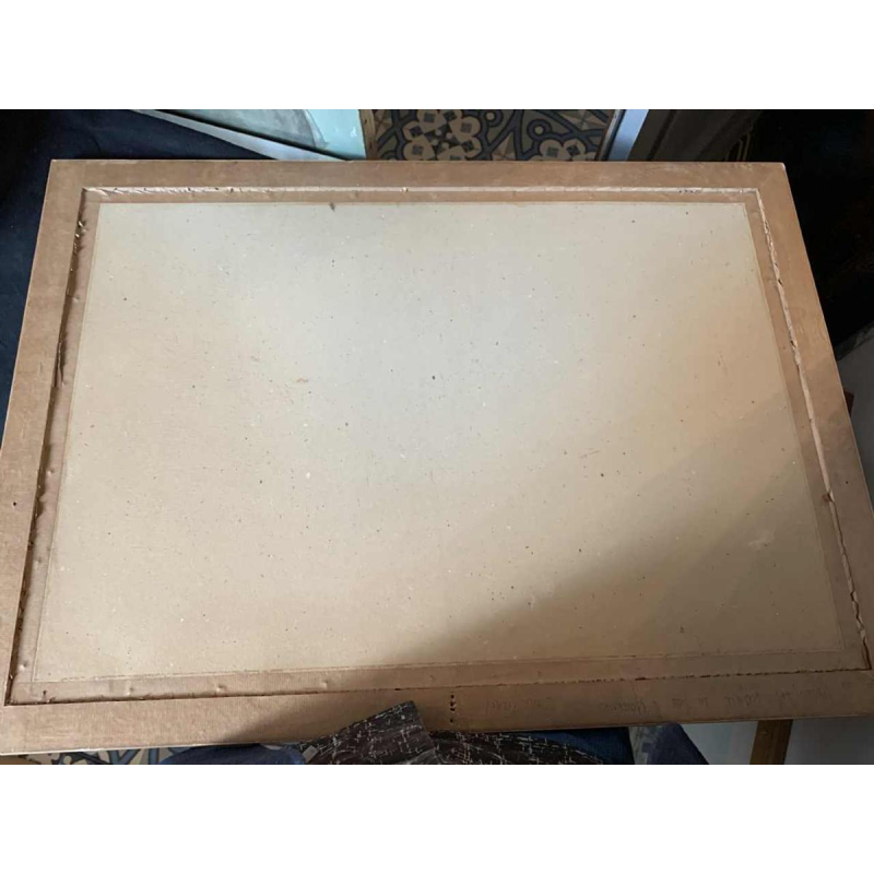 CARLE VERNET ' La Course ' antieke paardensportgravure, einde van 19th