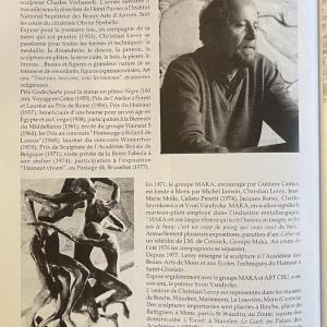 CHRISTIAN LEROY "Sumo", expressionistische sculptuur van een man in brons, verloren was, ca 1970