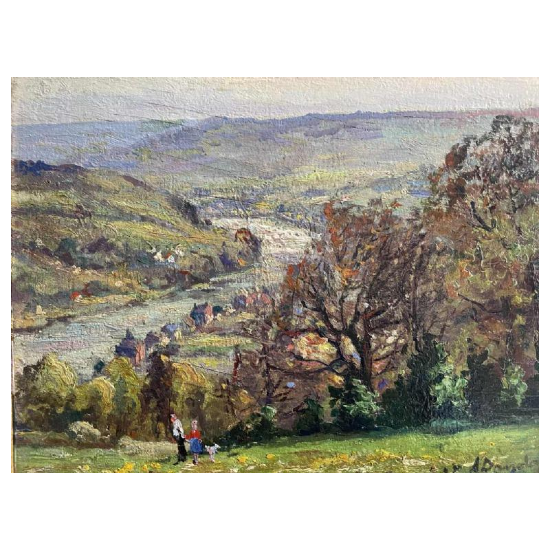 Albert DANDOY (1885-1977): « Panorama vers Wépion » 1959