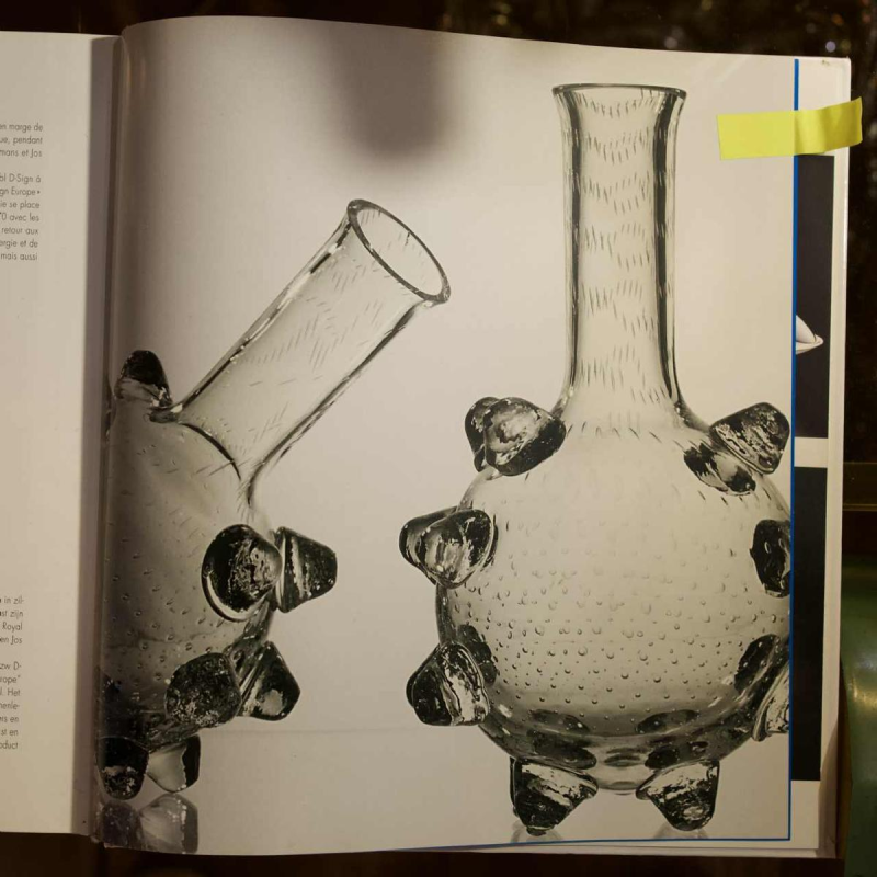 Sem de L'Anverre / Kreon & Zanotta "Milpat" carafe décanteur + verre en 1999