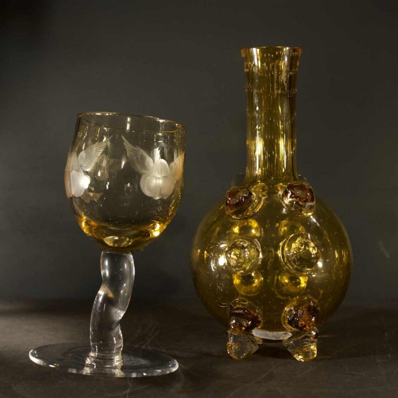 Sem de L'Anverre / Kreon & Zanotta "Milpat" carafe décanteur + verre en 1999