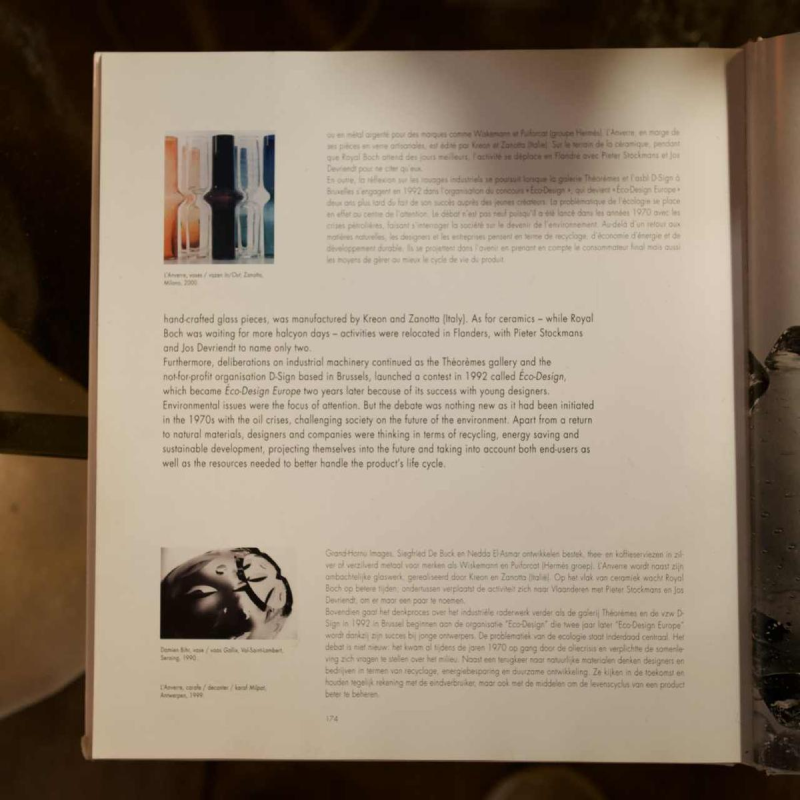 Sem de L'Anverre van Kreon & Zanotta - geblazen glazen kan 1999