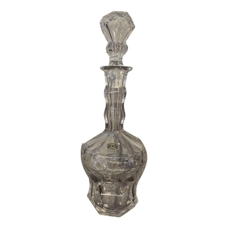 Val Saint Lambert carafe du modèle Lalaing cristal taillé