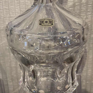 Val St Lambert Lalaing pattern crystal decanter