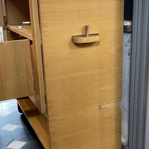 BENIAMINO BONETTO 'L'Ammiraglio - Aggregabili ' Folding Cabinet Multiplex Italian Design 1970s