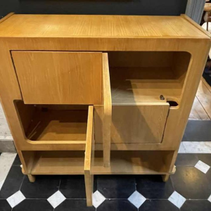 BENIAMINO BONETTO ' L'Ammiraglio - Aggregabili ' Cabinet Pliable Multiplex Design Italien 1970