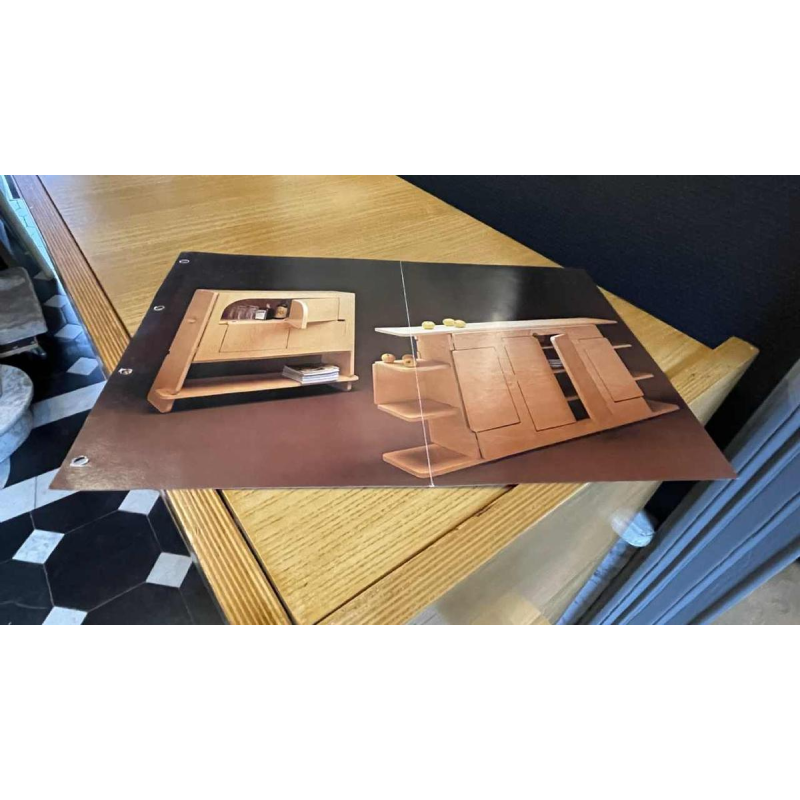 BENIAMINO BONETTO 'L'Ammiraglio - Aggregabili ' Vouwkast Multiplex Italiaans Design 1970s