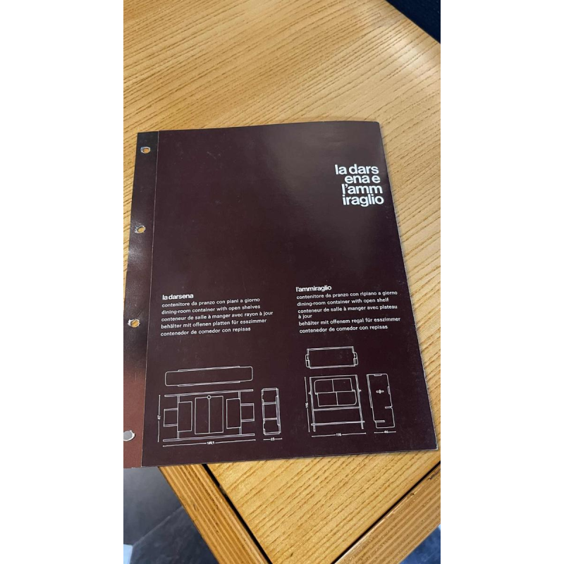 BENIAMINO BONETTO 'L'Ammiraglio - Aggregabili ' Vouwkast Multiplex Italiaans Design 1970s