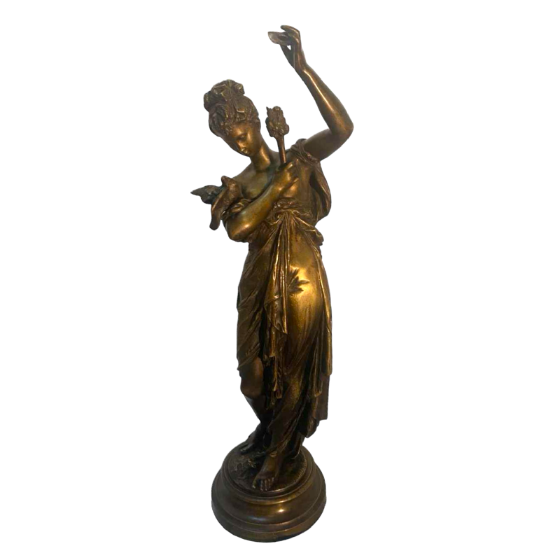 Rare modèle de Carrier-Belleuse titré Message