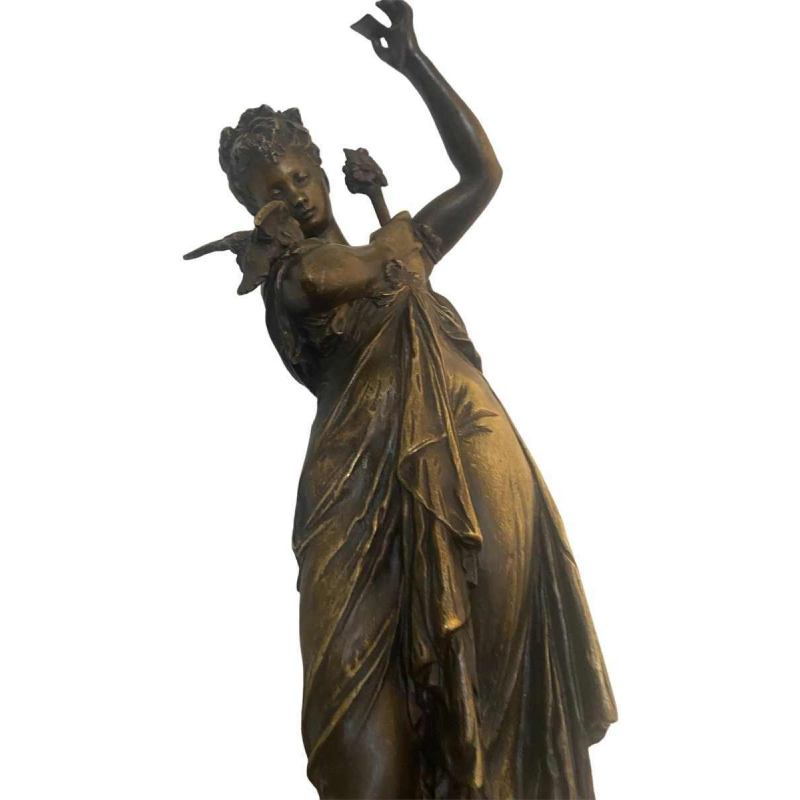 Rare modèle de Carrier-Belleuse titré Message