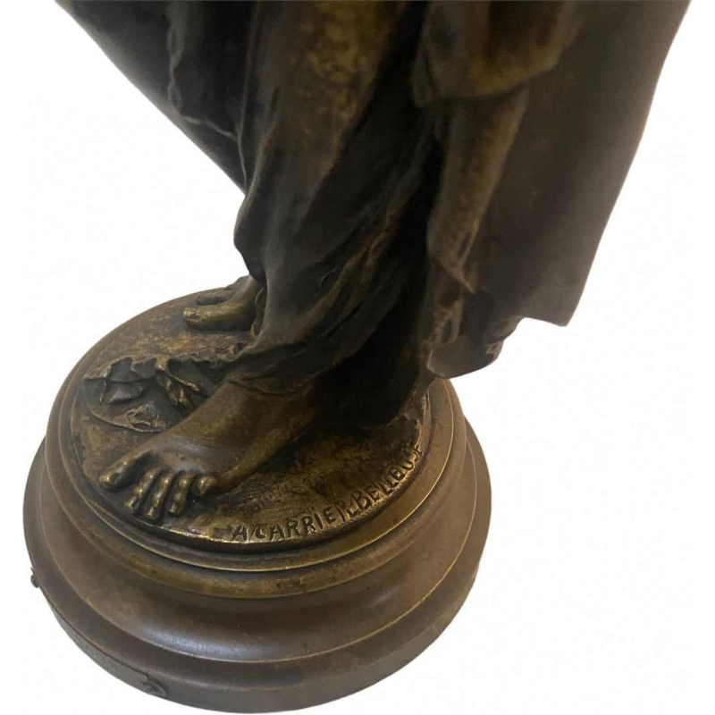 Rare modèle de Carrier-Belleuse titré Message